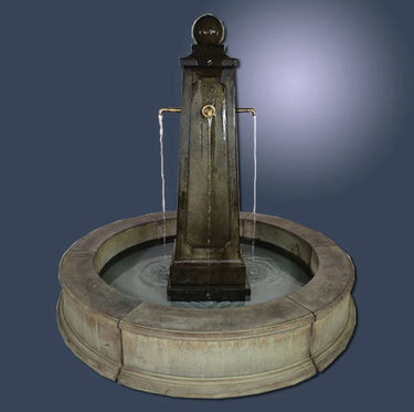 Giannini Garden Promenade Easy Pond Fountain for Bronze Spouts